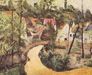 Paul Cezanne Strabenbiegung oil